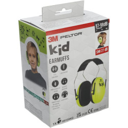 Vaikiškos ausinės 27dB neoninės žalios H510AKG