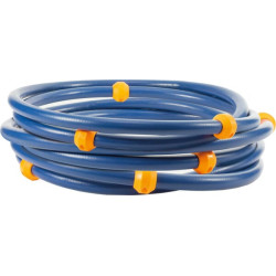 Aukšto slėgio žarna 25m 2SC DN10 mėlyna 3/8" išorinis sriegis, su slankiojančiais rutuliukais HD103825SB