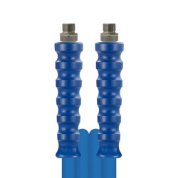 Aukšto slėgio žarna 25m 2SC DN10 mėlyna 3/8" išorinis sriegis, su slankiojančiais rutuliukais HD103825SB