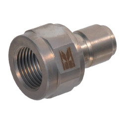 QR jungtis, išorinė, Ø17,8 mm x F 1/2" nerūdijančio plieno 2404120KR