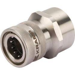 Moteriška QR jungtis Ø18,2 mm x F 3/4" nerūdijančio plieno 2704340KR