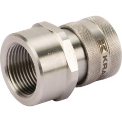 Moteriška QR jungtis Ø18,2 mm x F 1/2" nerūdijančio plieno 2704120KR