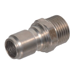 QR jungtis, išorinė, Ø23,8 mm x M 3/4" nerūdijančio plieno, 240734017KR
