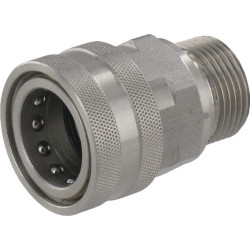 Movinė QR jungtis Ø18,2 mm x M 3/8" nerūdijančio plieno 2704381KR