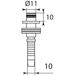 Pasukamas 11 mm nerūdijančio plieno HD3169610