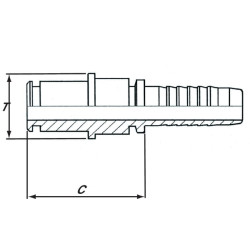 Presuojama jungtis DN10-M21x1.5 WAP HD260103