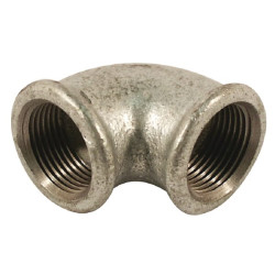 90° cinkuota alkūnė, sriegis 3/4" FG9034