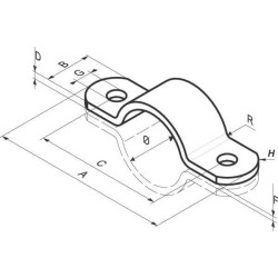 Vamzdžio spaustukas 3/4"therm.Znpl 825834L