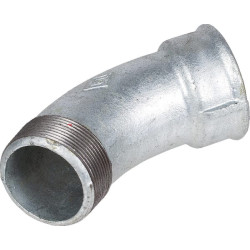 45° alkūnė, vid./vid., cinkuota, 2" FG402L