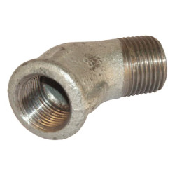 45° cinkuota alkūnė, sriegis 3/8" FG12138