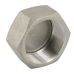 Šešiakampis dangtelis, nerūdijančio plieno, F 1 1/2" FG300112RVS