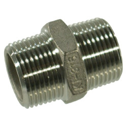 Įtvaras, nerūdijančio plieno, 2xM 1 1/2" FG280112RVS