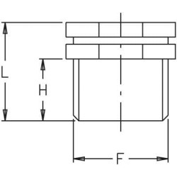 Uždarymo kamštis M 1/2" 8046151