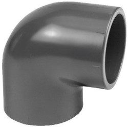 PVC alkūnė 90° 125x125 mm 7125595