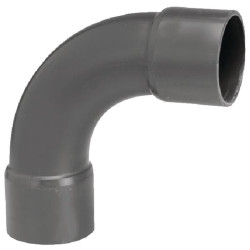 PVC alkūnė 90° 160 mm 7160590