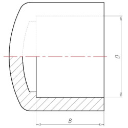 PVC galinis dangtelis 125 mm 7125460