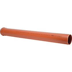 PVC vamzdis 110 mm x 1,0 m 16150110010