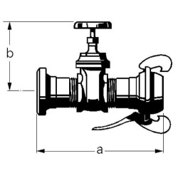 Žalvarinis vožtuvas 89 mm 2110053