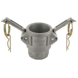 Camlock tipo D tipo 1 1/4 colio vidinis sriegis, nerūdijantis plienas HCN100DSS032