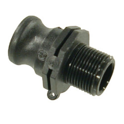 Camlock tipo F 3/4" išorinis sriegis, polipropilenas 18103F