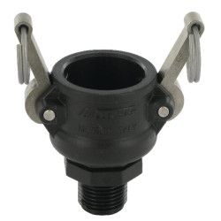 Camlock Type B 3/4" išorinis sriegis 1/2" polipropilenas 18103B2