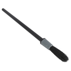 Vienkartinio naudojimo smailūs teptukai, juodi kiaulės plaukai, 14 mm CP2310606