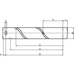 Kaištis 30x260 mm Kramp UNSGGS30260