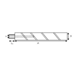 Kaiščio sriegis 35x290 mm: M27 Kramp UNSTGGS35290CR