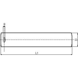 Kaištis 80x1000 mm Kramp UNS801000
