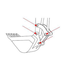 Kaiščių-įvorių komplektas PBIHI25NX2
