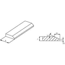 Kaušo krašto juosta 250x25mm x2m HB500 Kramp KT250252