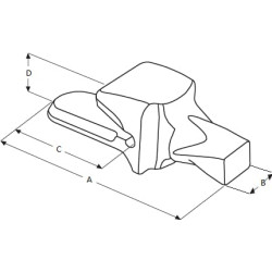 Dantų adapteris - V tipo V23SYLN