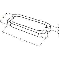 Kaištis B2 6254677N