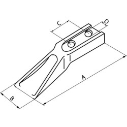 Varžtas užveržiamas dantis MINI01N