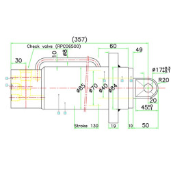 Cilindro greito atleidimo CW5 D4070130CW5