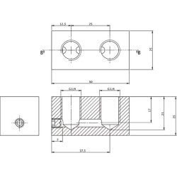 CWP kolektoriaus blokas, vienas CWP214