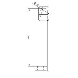 Privirinama adapterio plokštė „Giant Compact“ dešinė AB042010002A