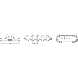 Guminis vikšras RT4507186