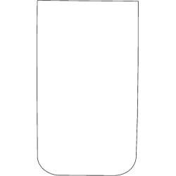 Priekinis stiklas (vientisas) D10067