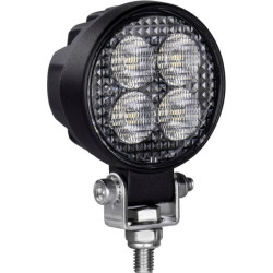 Darbo žibintas LED, 12W, 1200lm, apvalus, 12/24V, baltas, 65,7x85,8x35mm „Deutsch“ kištukas, prožektorius, 8 LED LA10606