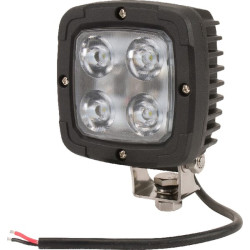 LED darbo žibintas, 40 W, 4000 lm, kvadratinis, 10–30 V, 110 x 63,4 x 98,5 mm, kryptinis spindulys, Kramp LA10045