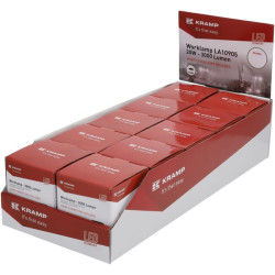 Darbo žibintas LED, 20 W, 3000 lm, kvadratinis, baltas, 75 x 47 x 107,5 mm, „Deutsch“ 2 kontaktų, prožektorius, „Kramp“ (10 vnt.