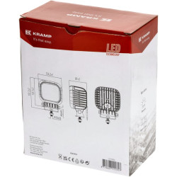 LED darbo žibintas, 48 ​​W, 4000 lm, kvadratinis, 10–30 V, 146 x 81 x 123 mm, kryptinis spindulys, Kramp LA10056