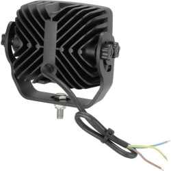LED darbo žibintas, 70 W, 6000 lm, kvadratinis, 10/45 V, baltas, 120 x 110 x 72 mm, šildomas T° jutikliu, platus apšvietimas, 4 