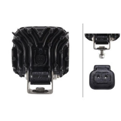 Darbo žibintas LED, kvadratinis, 12/24V, skaidrus/baltas, Hella 1GA995606031