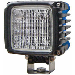 Darbo žibintas LED, 43W, 2200lm, kvadratinis, 12/24V, skaidrus/baltas, tvirtinamas varžtais, 114,5x109,9x144,8mm „Deutsch“ kištu