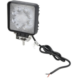 Darbo žibintas LED, 24W, 2000lm, kvadratinis, baltas, 107x52x136mm, prožektorius, Kramp (10 vnt. dėžutė) LA10901BOX