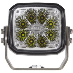 Darbo žibintas LED, 4000 lm, kvadratinis, 12/24 V, baltas, su „Deutsch“ kištuku, 8 LED, „Ultrabeam“ iš „Hella“ 1GA995606081