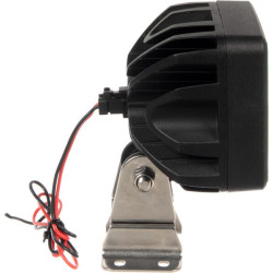 Darbo LED žibintas, reguliuojamo ryškumo, 60 W, 1820/5200 lm, kvadratinis, 10/30 V, baltas, su „Deutsch“ kištuku, itin plataus s