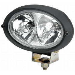 Darbo žibintas halogeninis, ovalus, 12 V, skaidrus, tvirtinamas varžtais, 160 x 78 x 128 mm AMP kištukas, Hella 1GA996161131